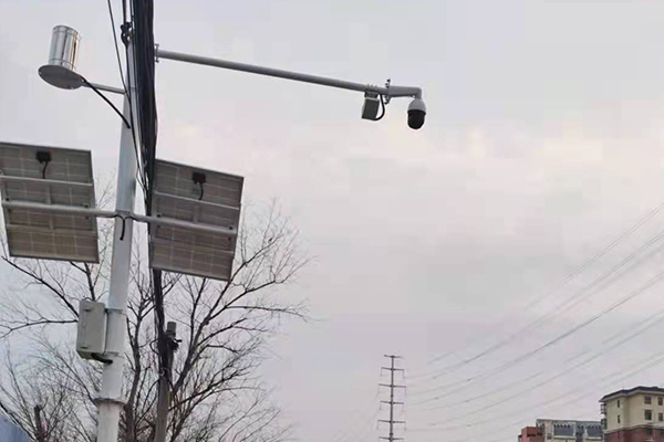 河南洛阳水利局雷达流量图像监测站安装案例